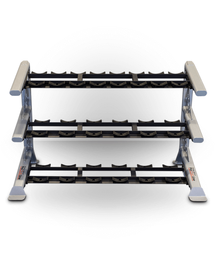 Body-Solid ProClubline 3 Tier Saddle Dumbbell Rack 3 Body-Solid ProClubline 3 Tier Saddle Dumbbell Rack