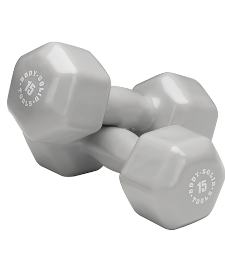 Body-Solid Vinyl Dumbbell Set Equipment 6 Body-Solid Vinyl Dumbbell Set Equipment