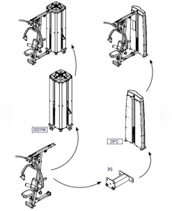 Body-Solid Pro Dual Vertical Press And Lat Station
