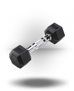 Body-Solid Rubber Coated Hex Dumbbell Equipment