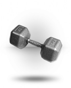 York Barbell Pro Hex Dumbbell With Cast Ergo Handle
