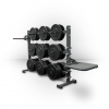 Torque Fitness Equipment 6 Foot Horizontal Weight Storage/Dip/Plyo Rack