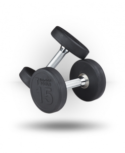 Body-Solid Equipment Rubber Pro-Style Dumbbell