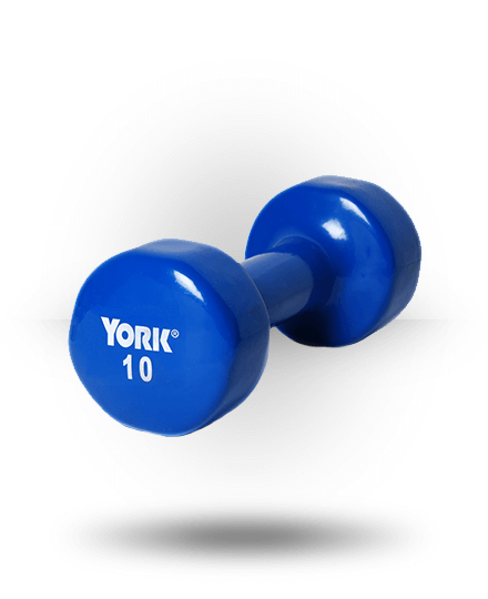 York Barbell Vinyl Fitbell Equipment 3 York Barbell Vinyl Fitbell Equipment
