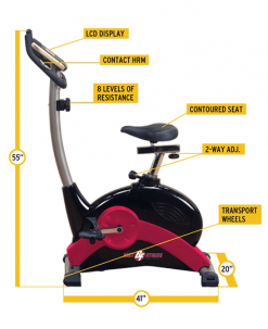 Best Fitness Upright Bike