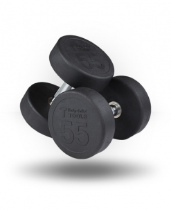 Body-Solid Rubber Pro-Style Dumbbell