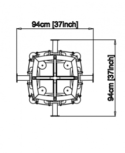 Body-Solid Pro Dual Multi-Stack Base Frame
