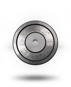 York Barbell Solid Rubber Training Bumper Plate - Kilos Equipment