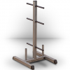 Body-Solid Equipment Standard Plate Tree And Bar Rack