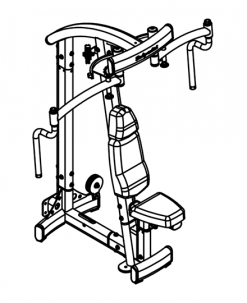 Body-Solid Pro Dual Pec Rear Delt Equipment