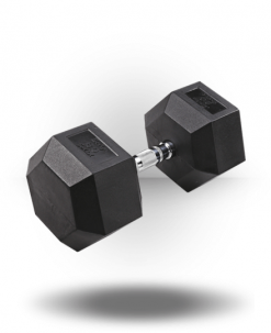 Body-Solid Equipment Rubber Coated Hex Dumbbell