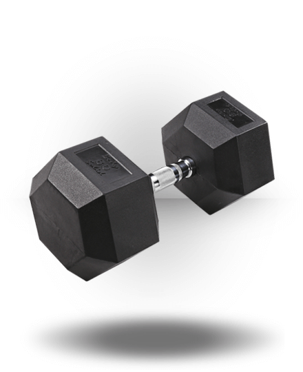Body-Solid Equipment Rubber Coated Hex Dumbbell 3 Body-Solid Equipment Rubber Coated Hex Dumbbell