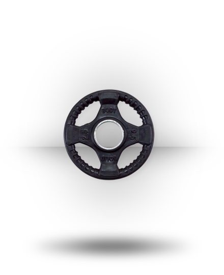 Body-Solid Rubber Grip Olympic Plate Equipment 3 Body-Solid Rubber Grip Olympic Plate Equipment