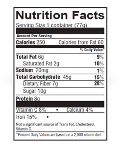 Vigilant Eats Food + Nutrition SUPERFOOD Cereal