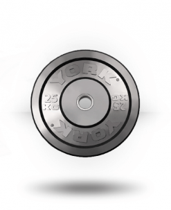 York Barbell Equipment Solid Rubber Training Bumper Plate - Kilos