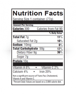 Vigilant Eats Food + Nutrition SUPERFOOD Cereal