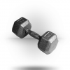 York Barbell Pro Hex Dumbbell With Cast Ergo Handle