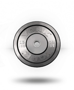 York Barbell Equipment Solid Rubber Training Bumper Plate - Kilos