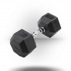 Body-Solid Equipment Rubber Coated Hex Dumbbell