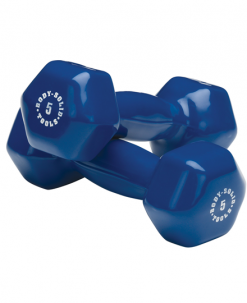 Body-Solid Vinyl Dumbbell Set Equipment