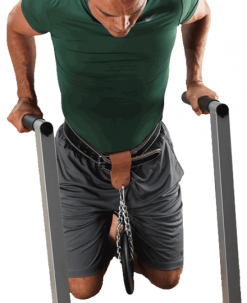 Body-Solid Leather Dip Strap Equipment