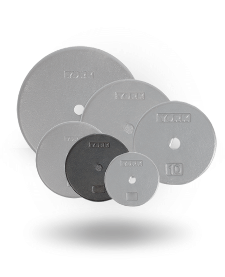 York Barbell 1 Inch Std Flat Pro Cast Iron Plate 3 York Barbell 1 Inch Std Flat Pro Cast Iron Plate