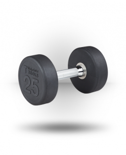 Body-Solid Rubber Pro-Style Dumbbell Set Equipment