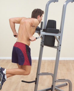 Body-Solid Equipment Vertical Knee Raise, Dip & Pull Up Machine