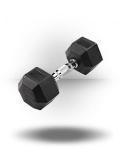 Body-Solid Rubber Coated Hex Dumbbell
