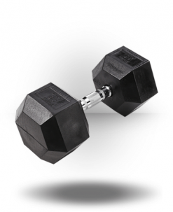 Body-Solid Rubber Coated Hex Dumbbell