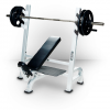 York Barbell Olympic Incline Bench With Gun Racks