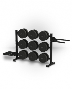 Torque Fitness Equipment 6 Foot Horizontal Weight Storage/Dip/Plyo Rack
