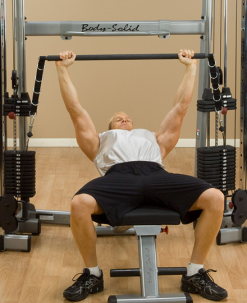 Body-Solid Equipment Dual Press Bar Attachment