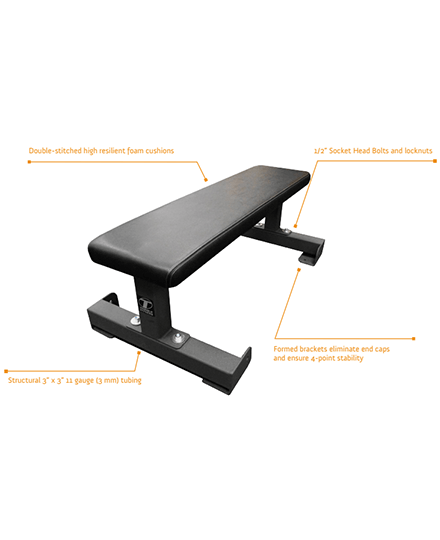 Torque Fitness Flat Bench Equipment 4 Torque Fitness Flat Bench Equipment