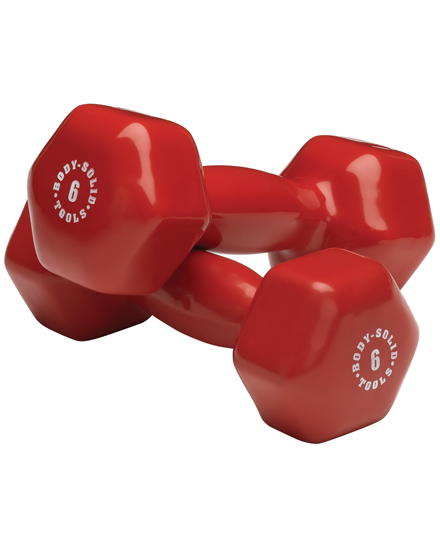 Body-Solid Vinyl Dumbbell Set Equipment 12 Body-Solid Vinyl Dumbbell Set Equipment
