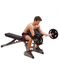 Body-Solid Preacher Curl Attachment