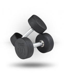 Body-Solid Rubber Pro-Style Dumbbell Equipment